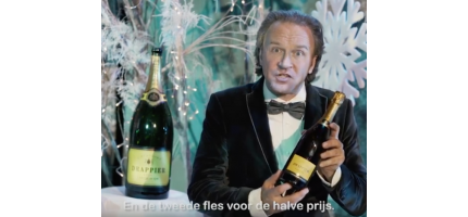 Eindejaars-champagne-aktie 2018