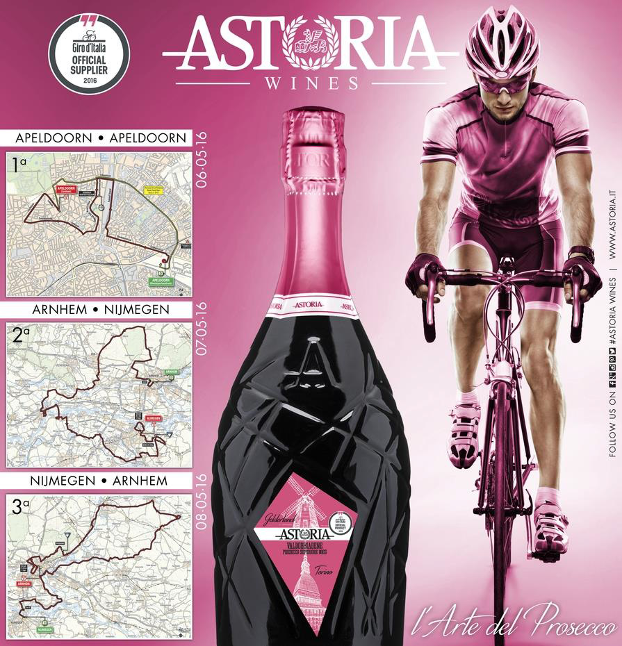 Astoria prosecco Giro d'Italia