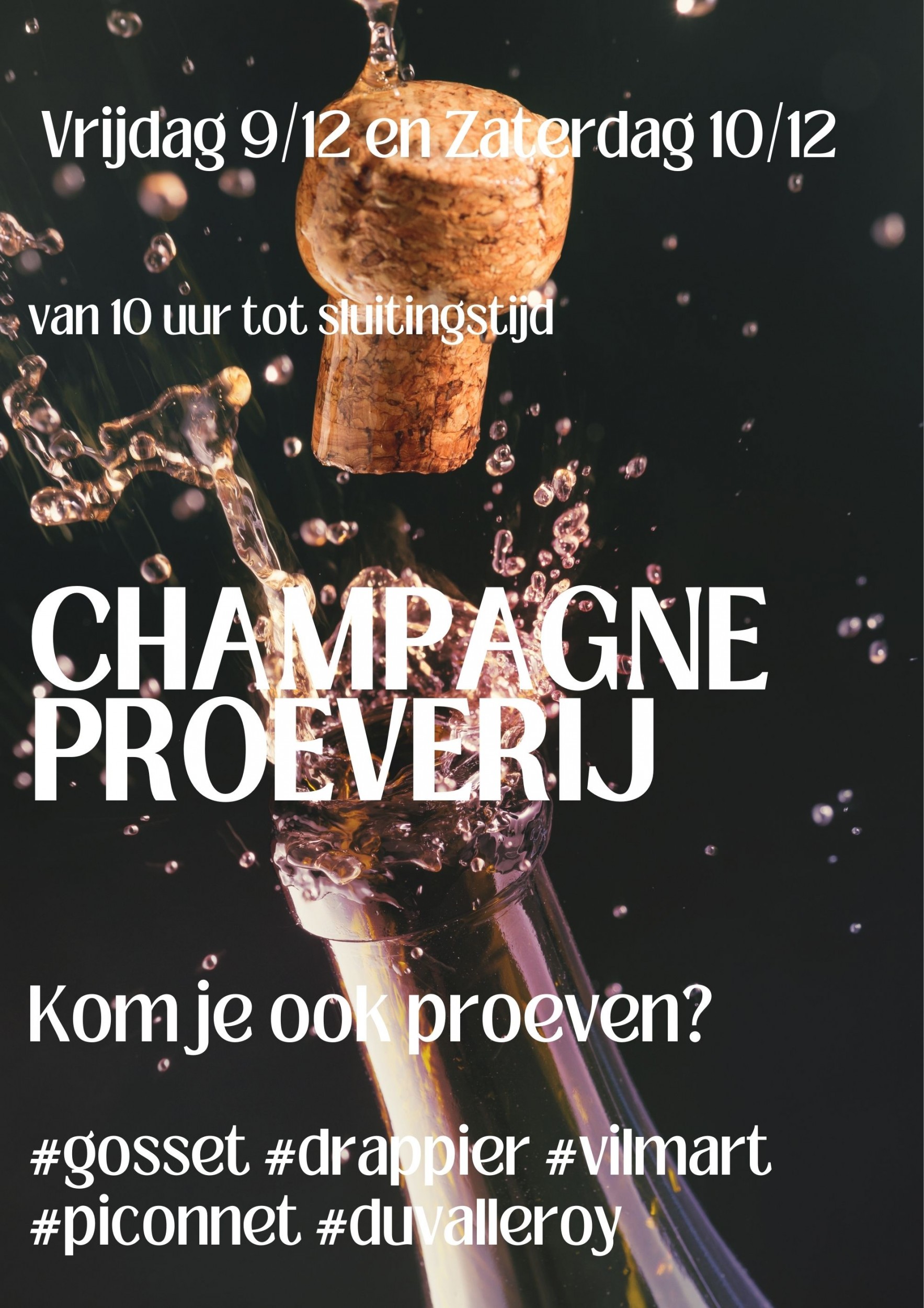 Feestelijke Champagne Proeverij