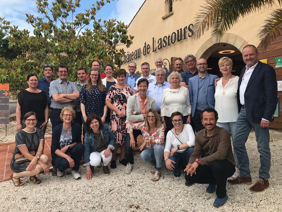 bloem-groep bij Lastours